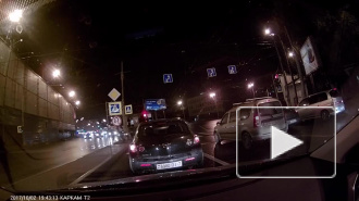 На Большеохтинском мосту сбили велосипедиста 