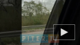 Видео: на Выборгском шоссе "девятка" попала под самосвал
