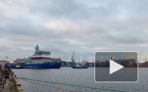 Самый мощный в мире ледокол "Арктика" отправился на ходовые испытания