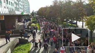 В Минске начался оппозиционный женский митинг