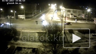 ДТП на перекрёстке.