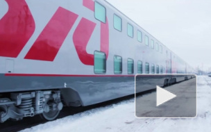 1 февраля первый двухэтажный поезд отправтися по маршруту Петербург-Москва