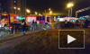 Видео: на Индустриальном проспекте авто вылетело на газон и перевернулось