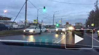 Авария стала причиной пробки на Кубинской улице