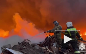 В Саранске потушили пожар на складе