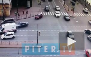 На Московском проспекте сбили мотоциклиста