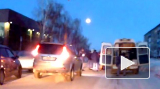 Видео: в Сибае на "зебре" сбили девушку