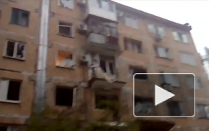 При взрыве в жилом доме в Донецке пострадали пять человек, в том числе дети