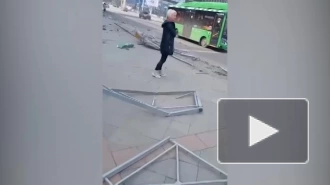 После столкновения автобусов в столице российского региона прогремел взрыв