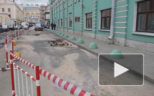 Ночью на Садовой улице прорвало трубу с горячей водой