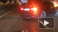 На Киевском шоссе Mercedes врезался в Ford и слетел ...