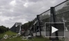 В Нидерландах перевозивший танк грузовик врезался в шумовой барьер автомагистрали
