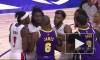 Баскетболист Леброн Джеймс разбил лицо сопернику в матче НБА