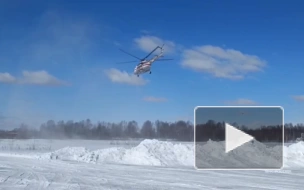 МИ-8 МЧС России вылетел для эвакуации туристов после схода лавины на Камчатке