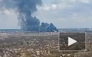 Серьёзный пожар произошел в воинской части ВСУ на Донбассе