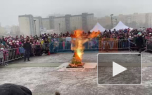 Видео: как в Санкт-Петербурге празднуют Масленицу