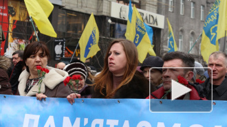 Времена не те: В день памяти жертвам Майдана на площадь Киева вышло всего 200 человек