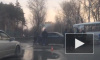 Видео из Воронежа: маршрутка протаранила легковушку