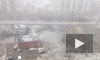 В середине апреля Петербург замело снегом 