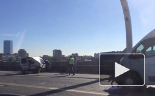 Серьезная авария на ЗСД попала на видео
