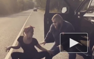 Оксана Яковлева, которая откровенными танцами парализовала МКАД, любит танцевать на дорогах вместе с мужем депутатом