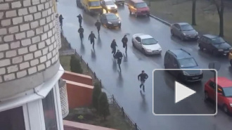 Появилось видео перестрелки на проспекте Ветеранов