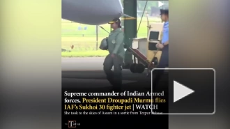 Президент Индии совершила полет на истребителе Су-30 МКИ