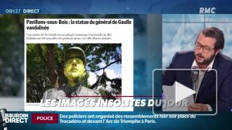 Во Франции вандалы облили краской бюст генерала Шарля де Голля