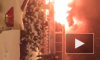 В Сети появилось видео пожара на прогулочном катере