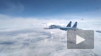 Бомбардировщики Ту-22М3 ВВС России провели патрулирование над Черным морем
