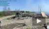 В окрестностях Кудрово загорелся строительный мусор