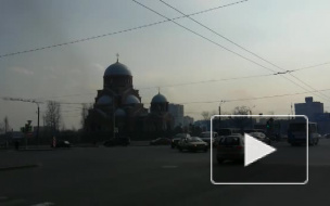 Церковь покрылась пеплом из-за пожара на Гражданском проспекте