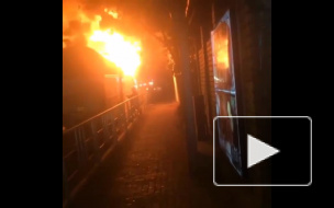 Жители Геленджика обсуждают видео мощного пожара в рейсовом автобусе