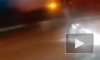 Видео: петербургских водителей удивил зацепер на трамвае