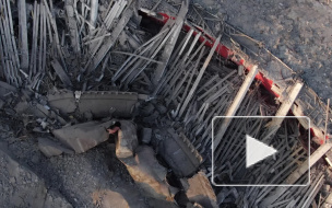 Piter.TV детально показывает руины СКК после обрушения
