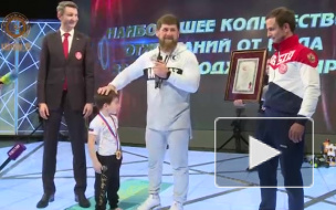 Кадыров присвоил 5-летнему мальчику,установившему 6 Мировых рекордов по отжиманию, звание Почетного Гражданина Чечни