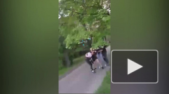 Видео: на Малой Охте записана драка пьяной молодежи