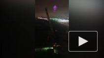 На бывшей котельной в Невском районе труба рухнула на шесть машин