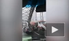 Бетономешалка подбила легковушки на Большеохтинском мосту