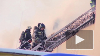 В пожаре на мясокомбинате в Новой Москве пострадали 8 человек, больных эвакуировали вертолетом