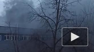 На Академика Павлова произошел пожар в офисном здании