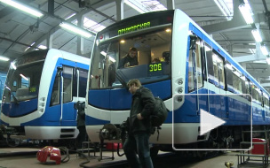 В петербургском метро запустили поезда нового поколения "Нева"