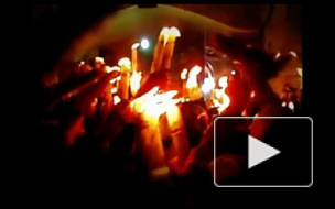 Благодатный огонь вновь явлен в Иерусалиме