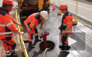 Илосос расчехлили в самом центре Петербурга