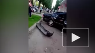 В Воронеже полицейский сбил трёх пешеходов на тротуаре