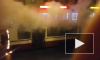 Появилось видео жуткого пожара в трамвае на Среднеохтинском проспекте 
