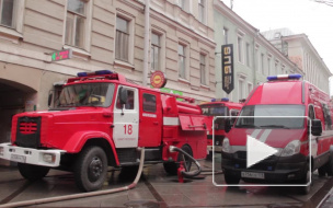 Утренний пожар в высотке на Московском тушили 15 спасателей