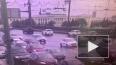 Опубликовано видео ДТП на Литейном мосту в Петербурге