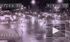 Появилось видео, как машина Росгвардии почти встала на дыбы в Красносельском районе