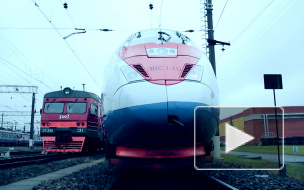 Российский "стальной сокол" – сдвоенный поезд "Сапсан" пошел на рекорд